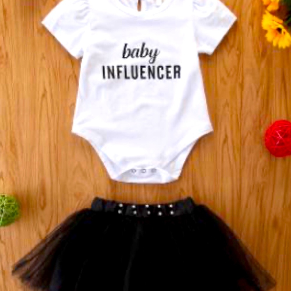 Baby influencer tutu set